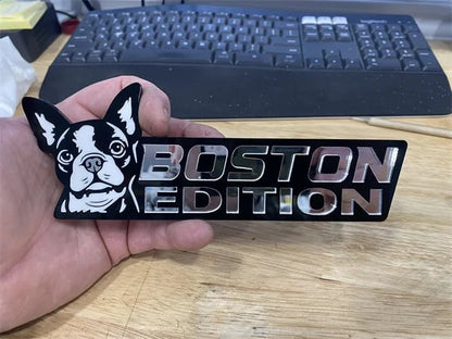 Dog Car Badge Laser Cutting Car Emblem