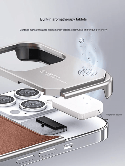 Aluminum Alloy Aromatherapy iPhone Case