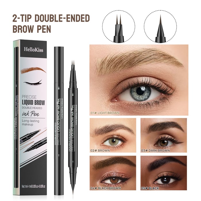 💥LAST DAY SALE 49% OFF💥 2-in-1 Waterproof Eyebrow Pen