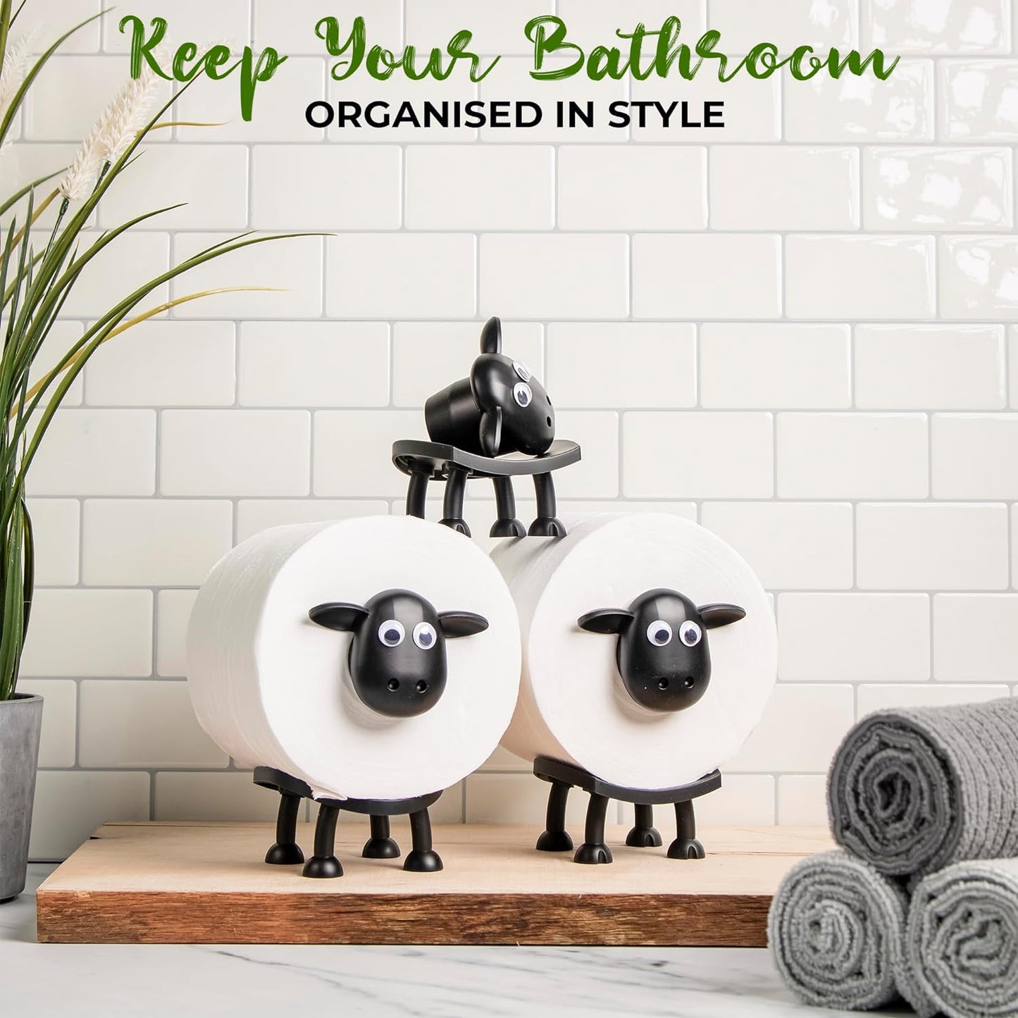 💥LAST DAY SALE 49% OFF💥-Sheep Toilet Roll Holder - Funny Toilet Paper Holder