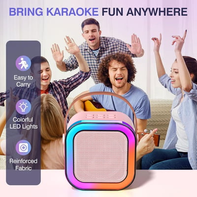 ✨LAST DAY ONLY 49% OFF🔥Portable Wireless Karaoke Speaker with Microphone