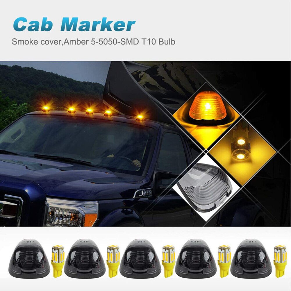 Solar Powered Cab Lights（Five in a set）