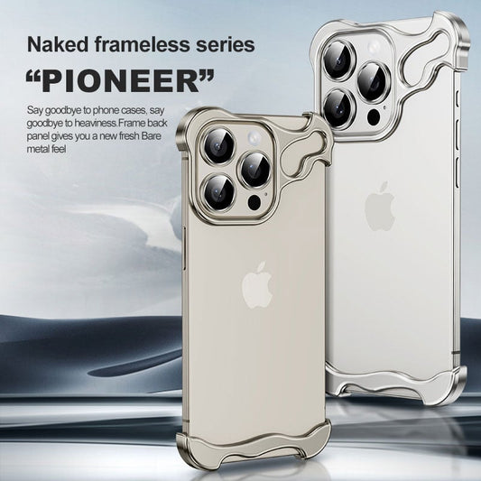 2024 new Special-shaped metal corner pad for iPhone