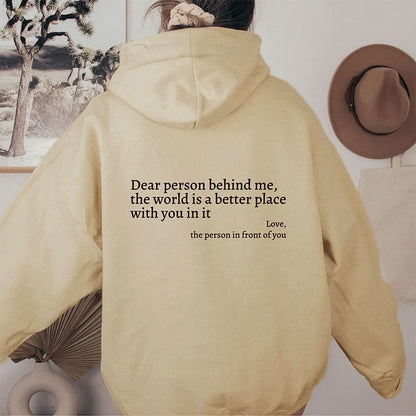 'Dear Person Behind Me' Sweatshirt(Buy 2 Get Free Shipping)